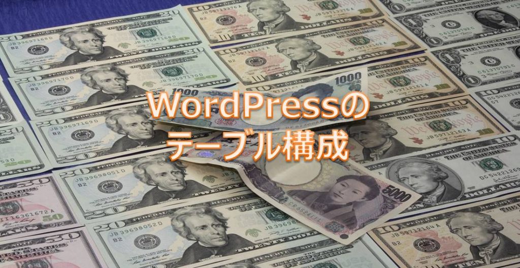 WordPressのテーブル構成