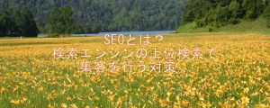 SEOとは？検索エンジンの上位検索で集客を行う対策。